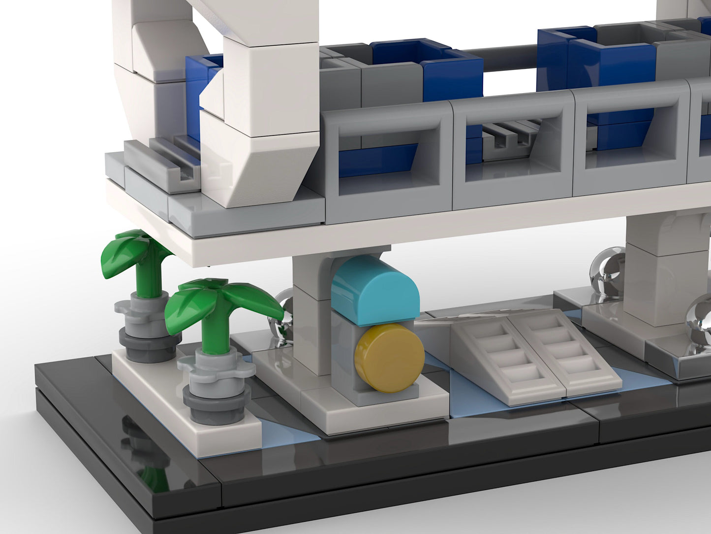 Tomorrowland Transit Authority PeopleMover | Walt Disney World Building Block LEGO Model Kit