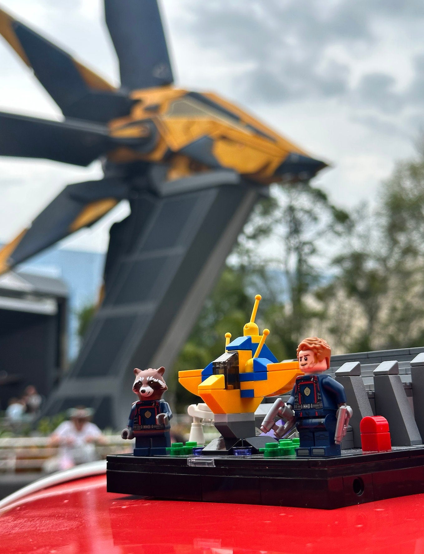 Guardians of the Galaxy: Cosmic Rewind | Modular EPCOT Pavilion Building Block LEGO Model Kit