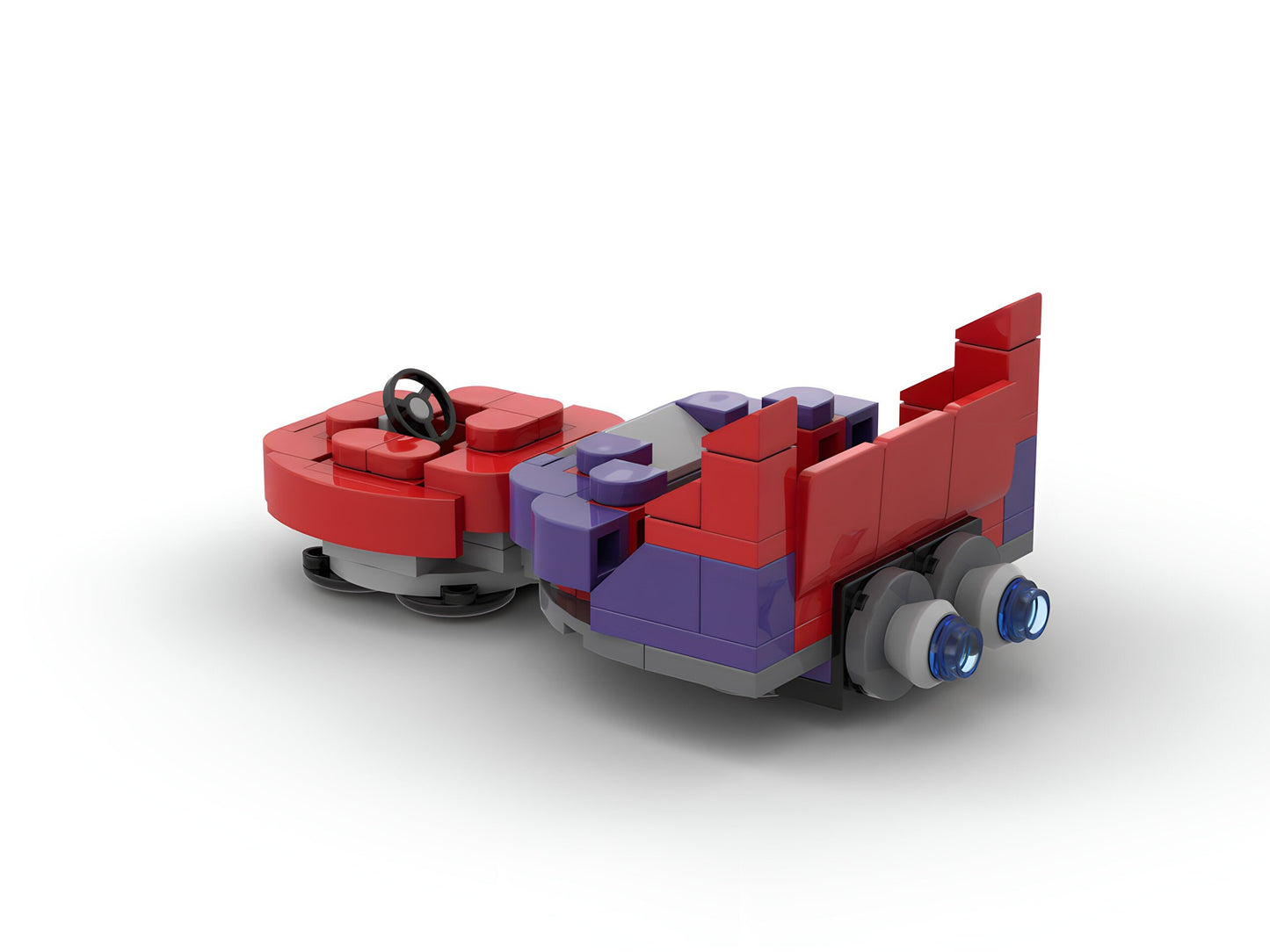 The Happy Ride with Baymax Nursebot Vehicle | Tokyo Disneyland Building Block LEGO Model Kit