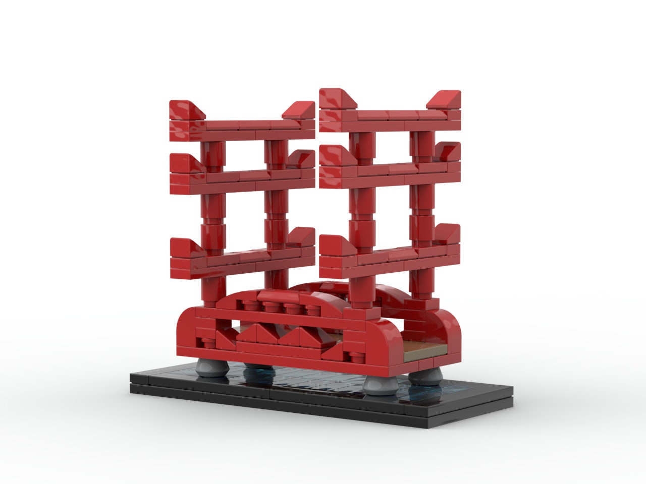 San Fransokyo Gate Bridge | Disneyland Big Hero 6 Building Block LEGO Model Kit