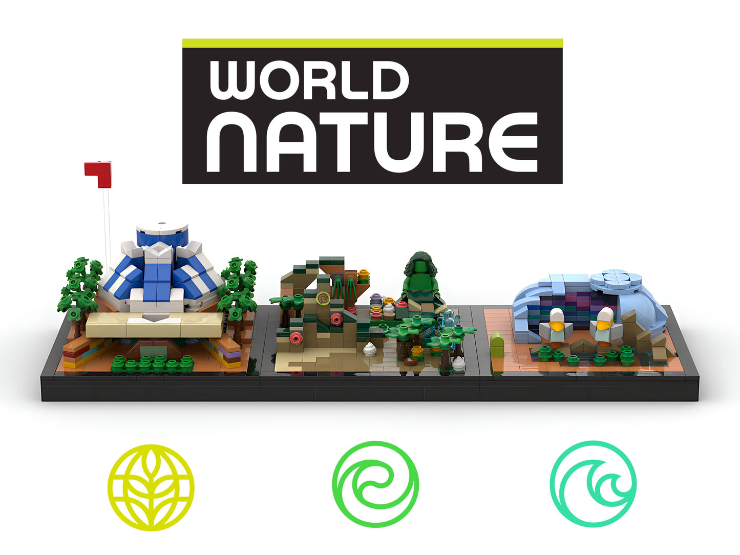 Journey of Water | Modular EPCOT Pavilion Building Block LEGO Model Kit