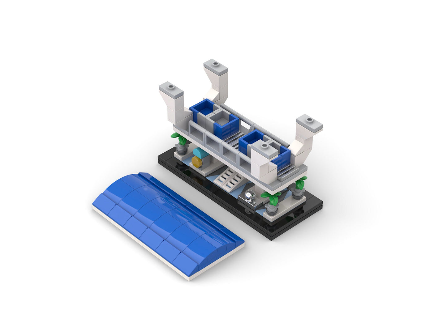 Tomorrowland Transit Authority PeopleMover | Walt Disney World Building Block LEGO Model Kit