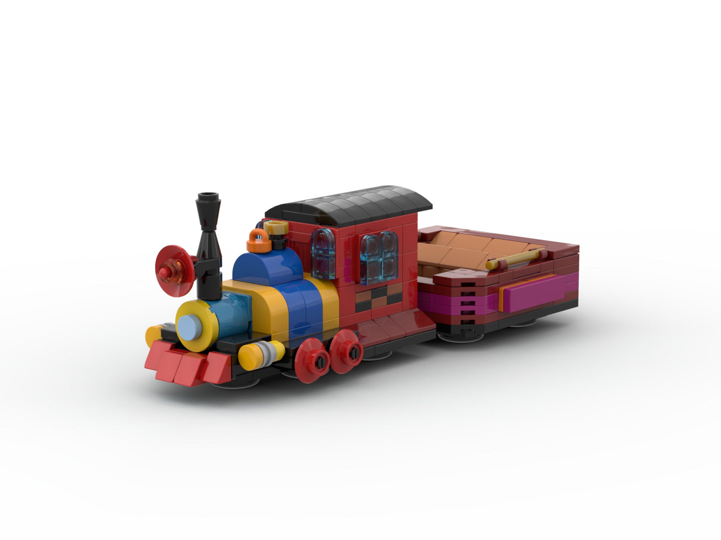 Runnamuck Railroad Train | Mickey & Minnie's Runaway Railway Building Block LEGO Disneyland Model Kit