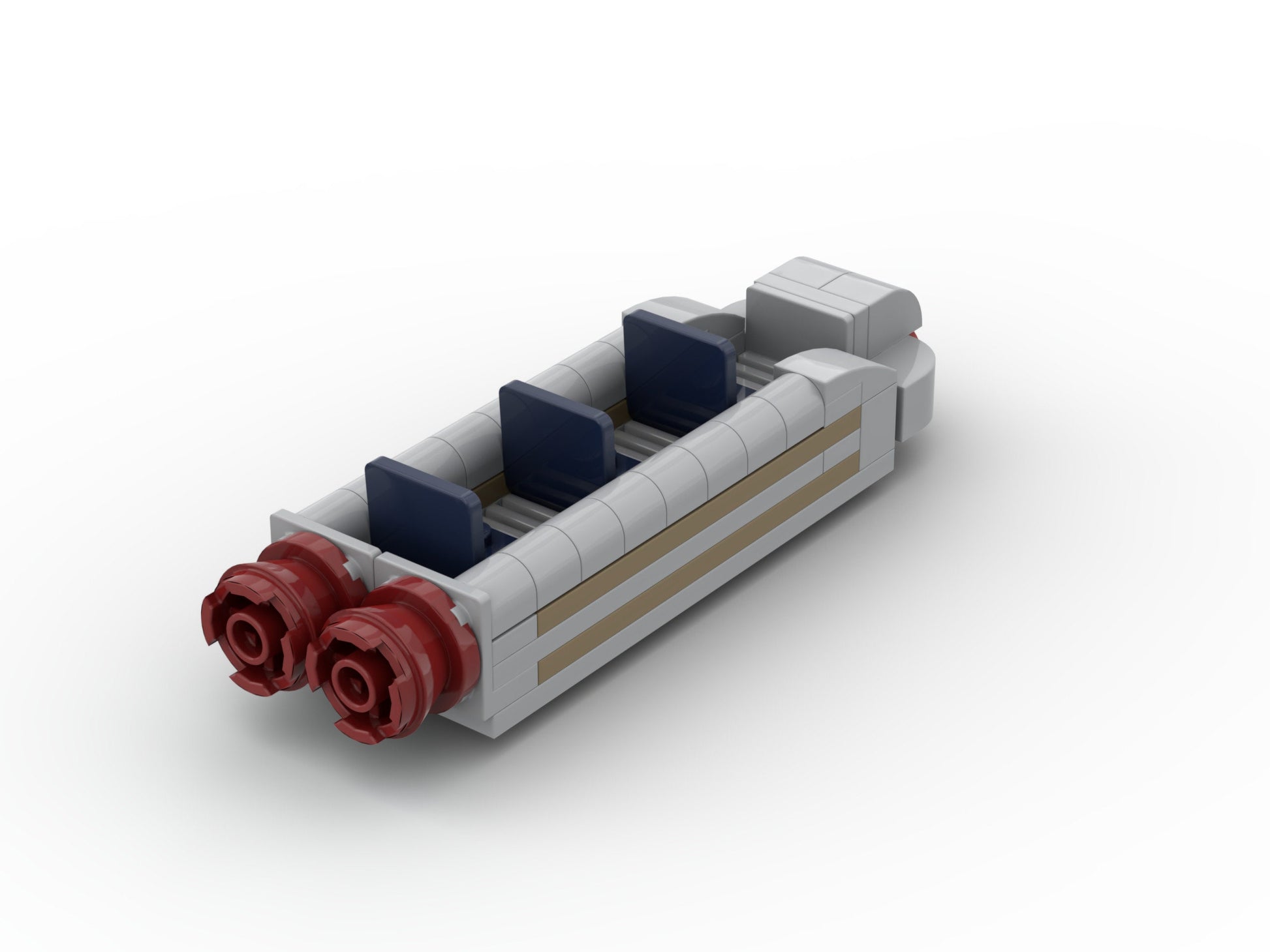 Space Mountain Rocket | Walt Disney World Building Block MOC Model