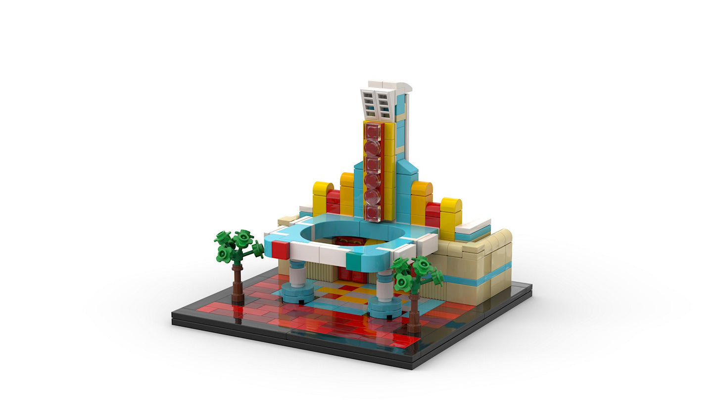 El CapiTOON Theatre | Disneyland Building Block MOC Model