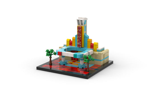 El CapiTOON Theatre | Disneyland Building Block MOC Model