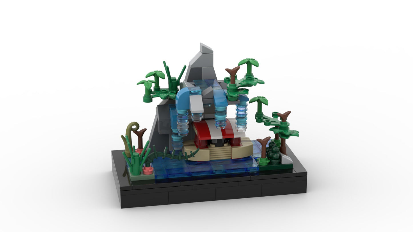 The Backside of Water | Jungle Cruise Building Block Disneyland Building Block LEGO Model Kit
