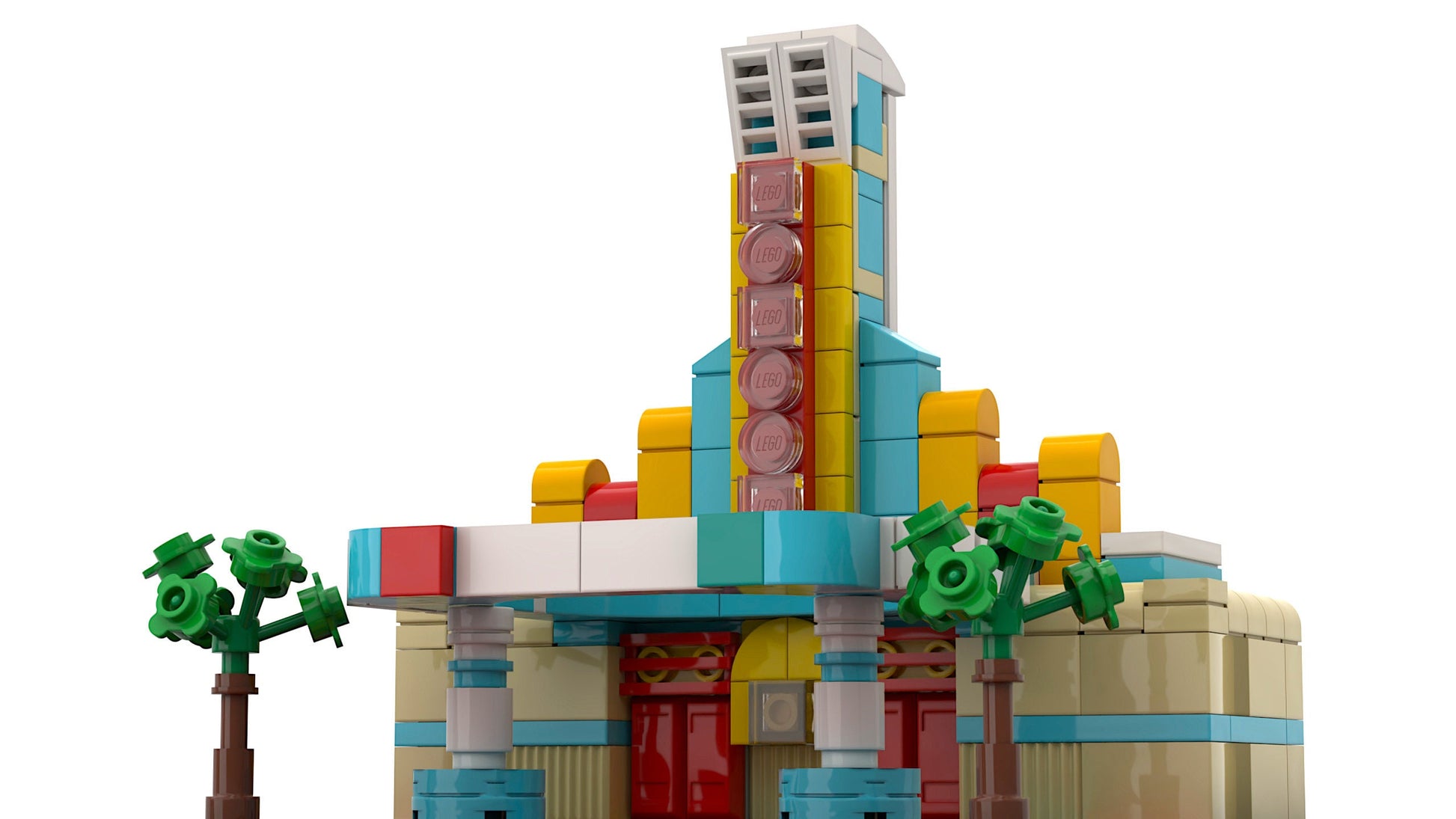 El CapiTOON Theatre | Disneyland Building Block MOC Model