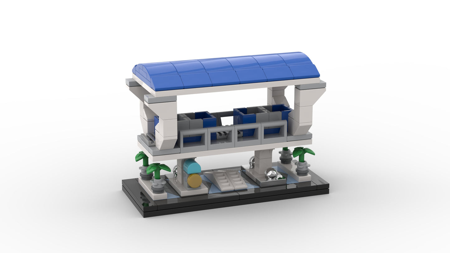 Tomorrowland Transit Authority PeopleMover | Walt Disney World Building Block LEGO Model Kit