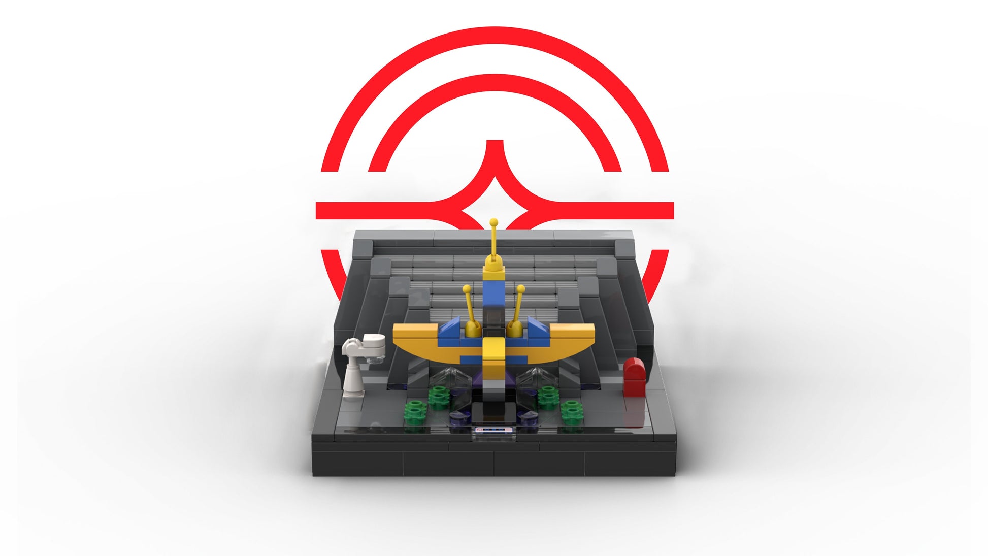 Guardians of the Galaxy: Cosmic Rewind | Modular EPCOT Pavilion Building Block LEGO Model Kit