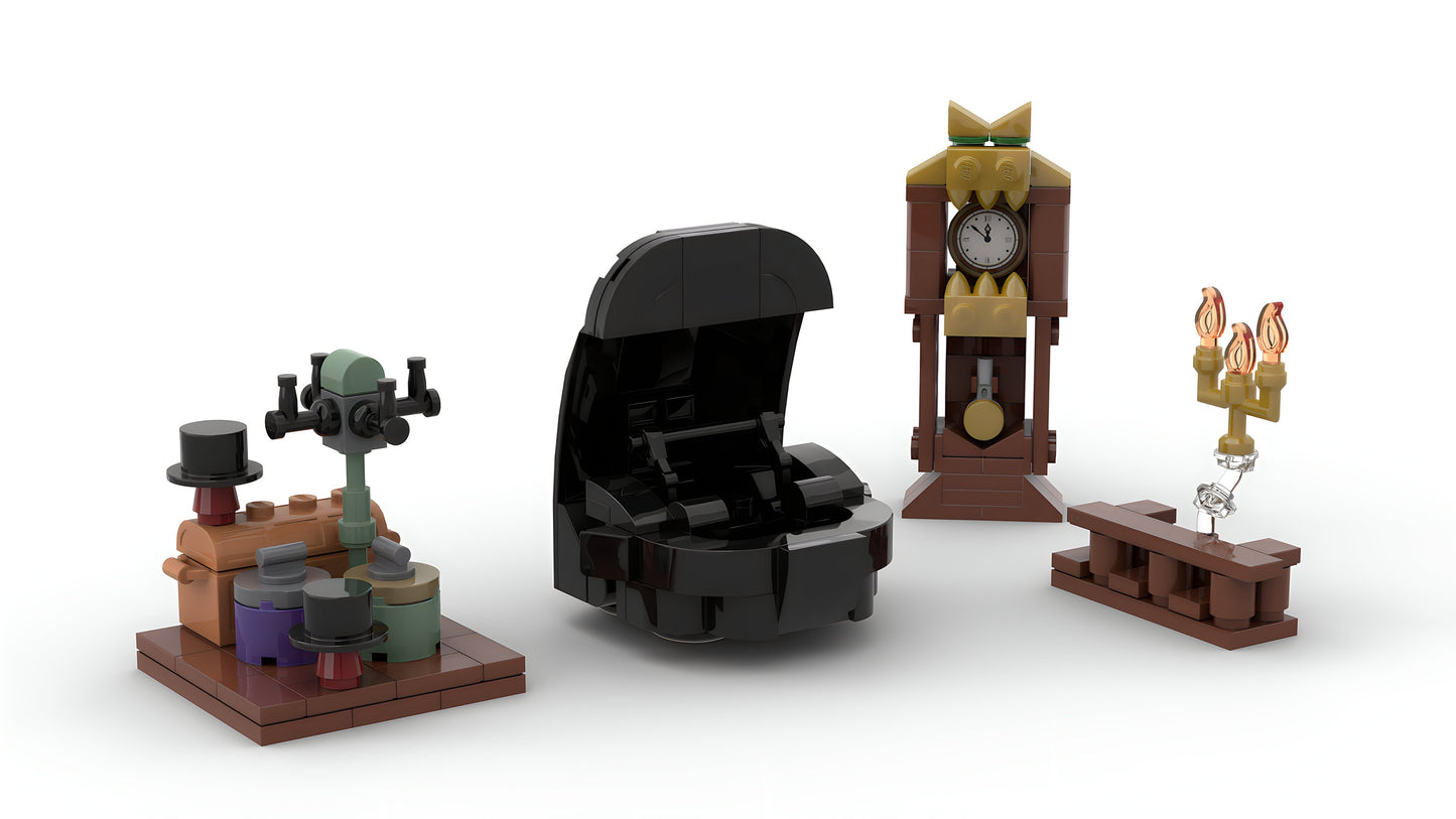 Doom Buggy | Haunted Mansion Disneyland Building Block LEGO Model Kit