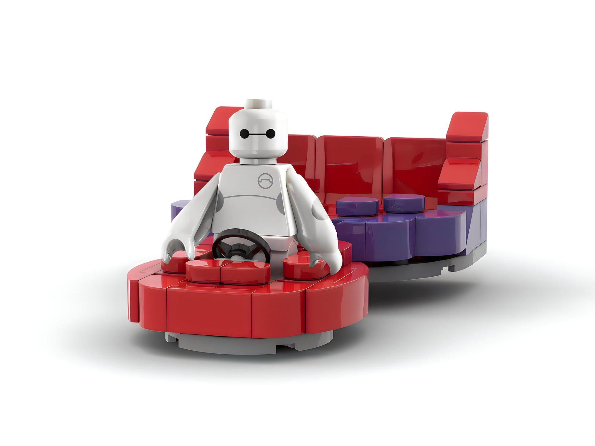 The Happy Ride with Baymax Nursebot Vehicle | Tokyo Disneyland Building Block LEGO Model Kit