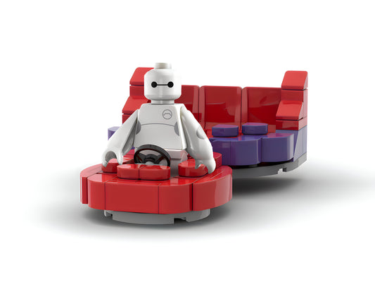The Happy Ride with Baymax Nursebot Vehicle | Tokyo Disneyland Building Block LEGO Model Kit