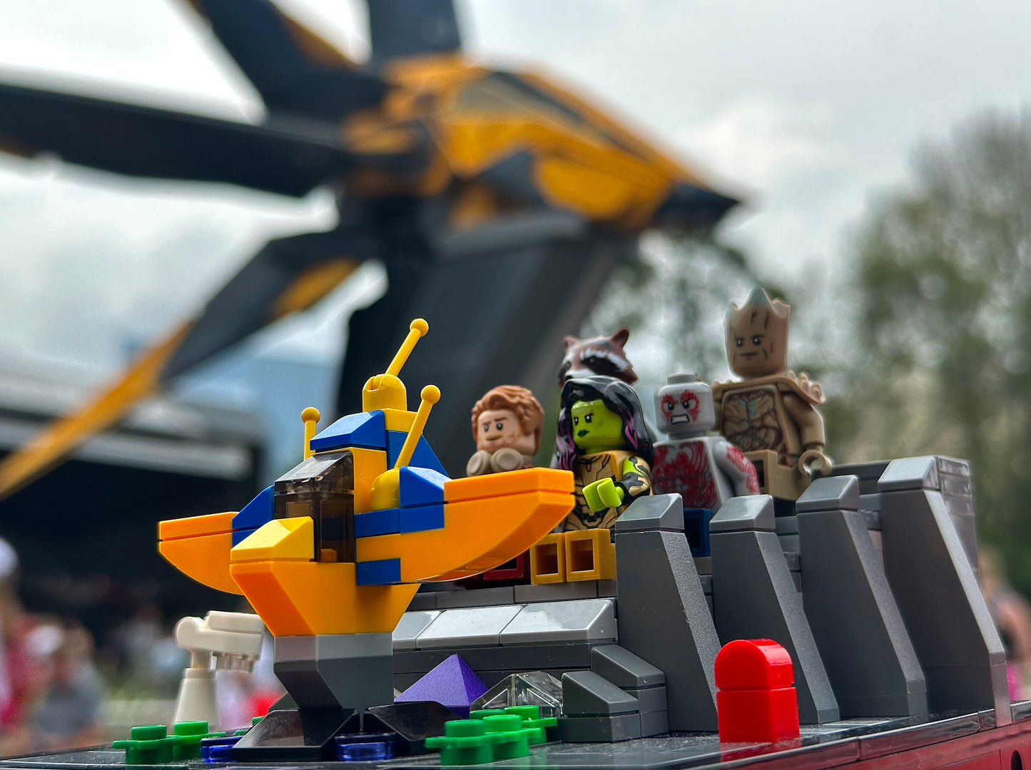 Guardians of the Galaxy: Cosmic Rewind | Modular EPCOT Pavilion Building Block LEGO Model Kit