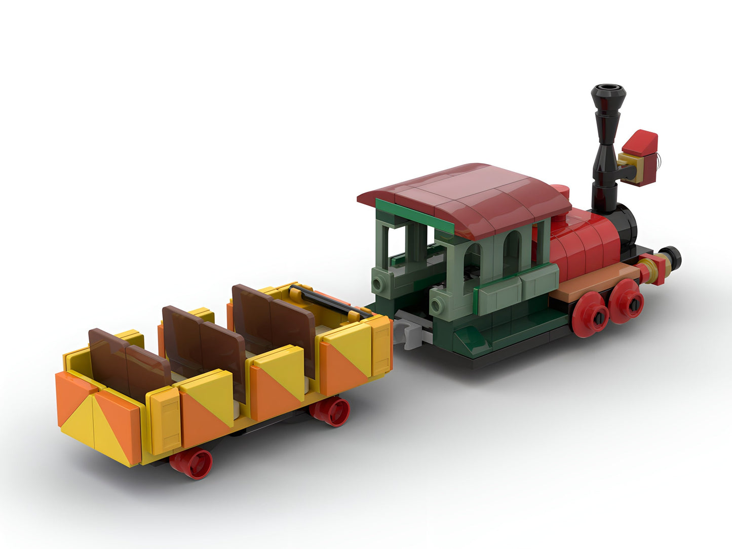 Big Thunder Mountain Railroad Train | Disneyland Building Block LEGO Model Kit