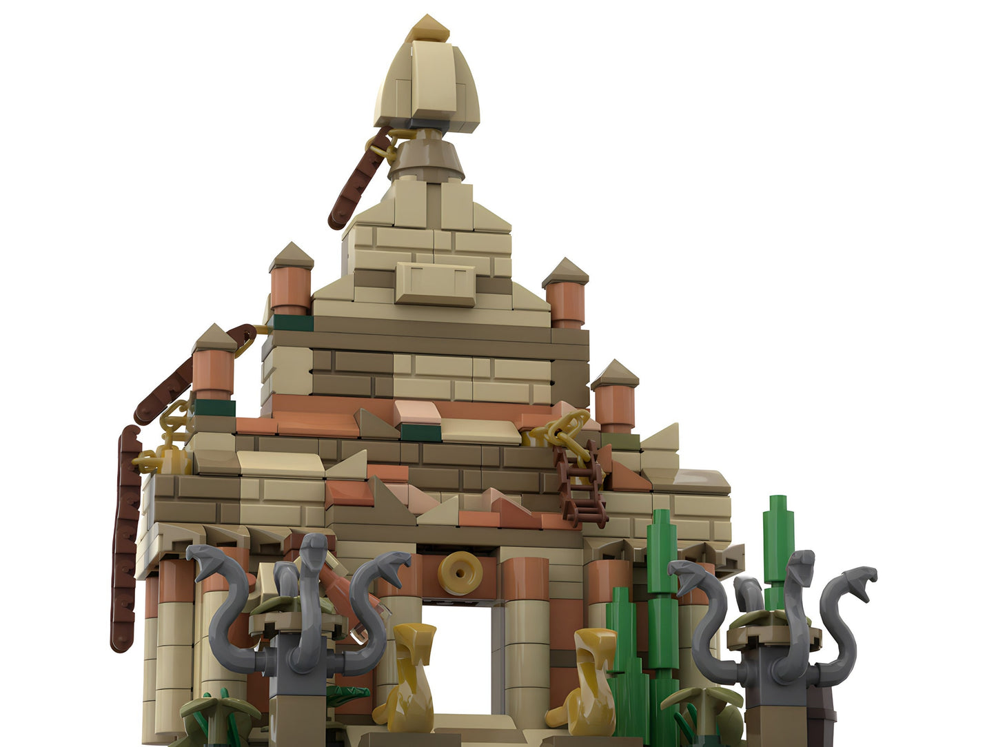 Temple of the Forbidden Eye | Indiana Jones Adventure Disneyland Building Block LEGO Model Kit