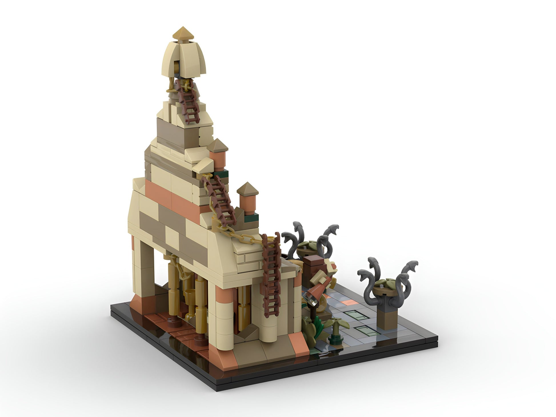 Temple of the Forbidden Eye | Indiana Jones Adventure Disneyland Building Block LEGO Model Kit
