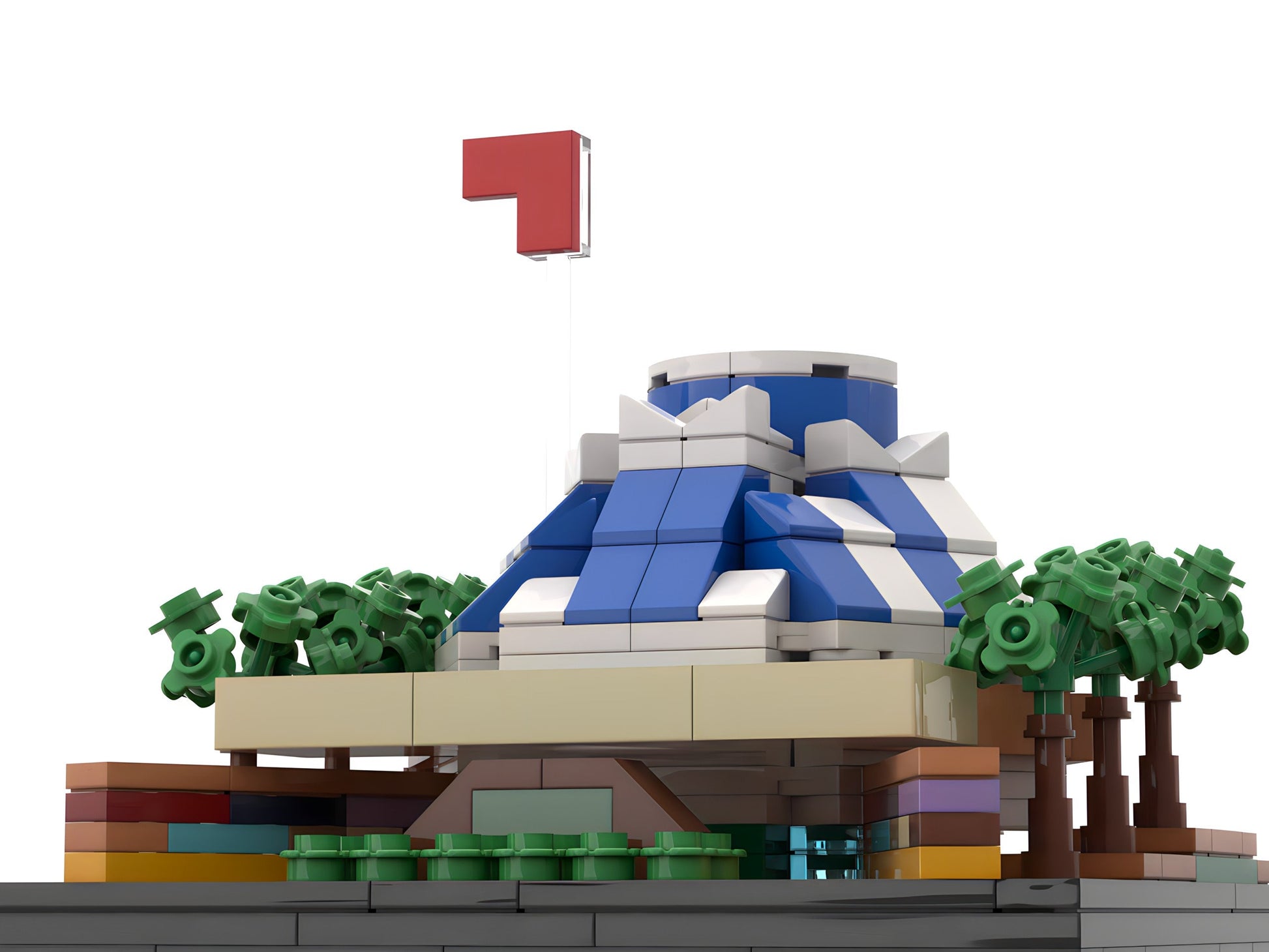 The Land | Modular EPCOT Pavilion Building Block LEGO Model Kit