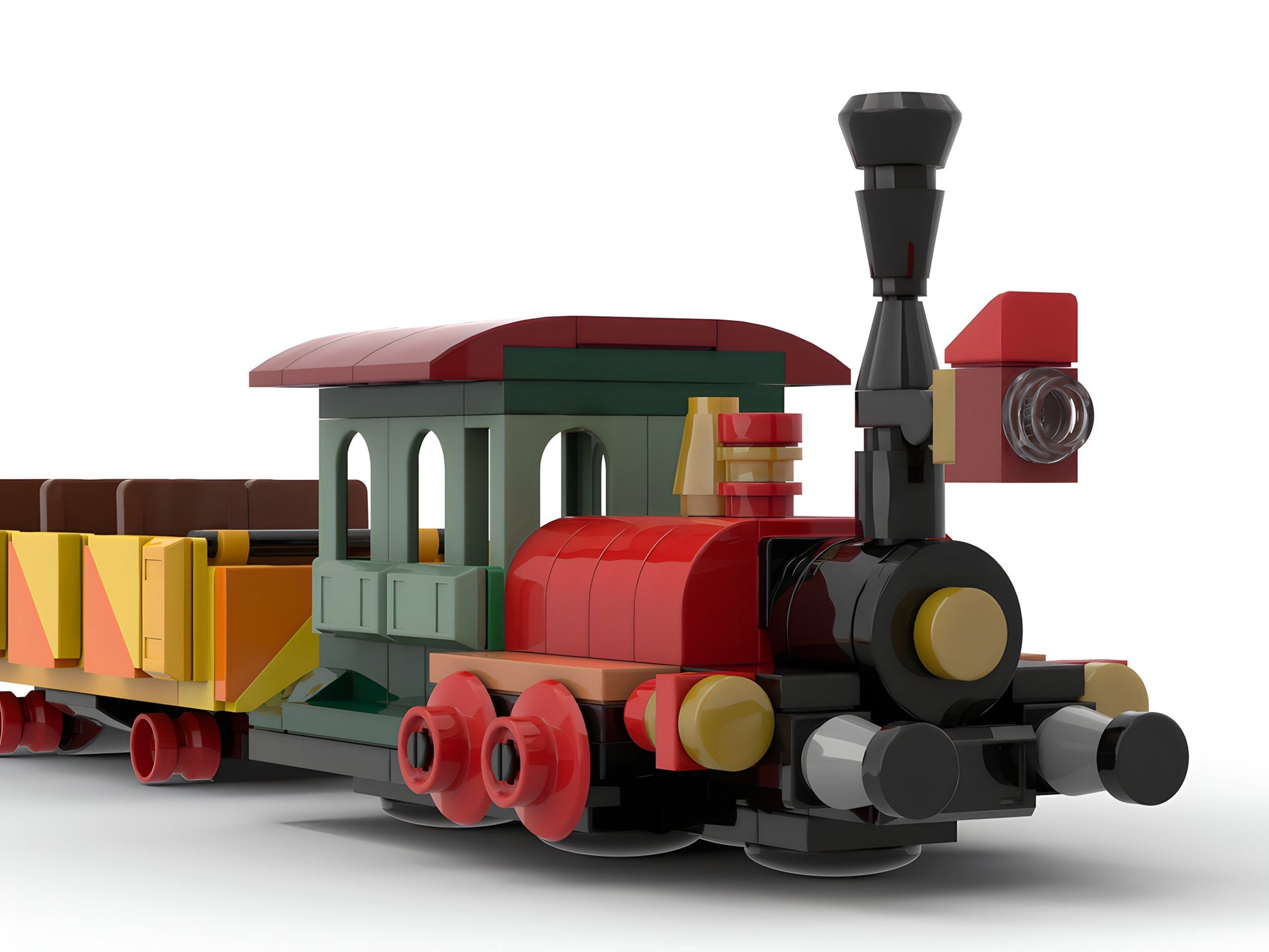 Big Thunder Mountain Railroad Train | Disneyland Building Block LEGO Model Kit