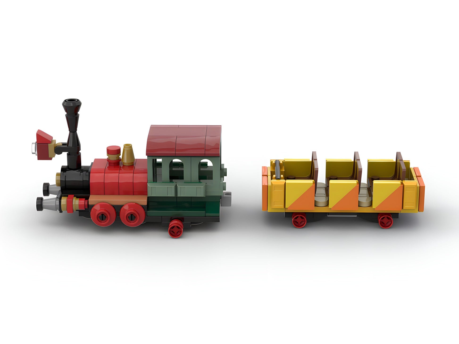 Big Thunder Mountain Railroad Train | Disneyland Building Block LEGO Model Kit