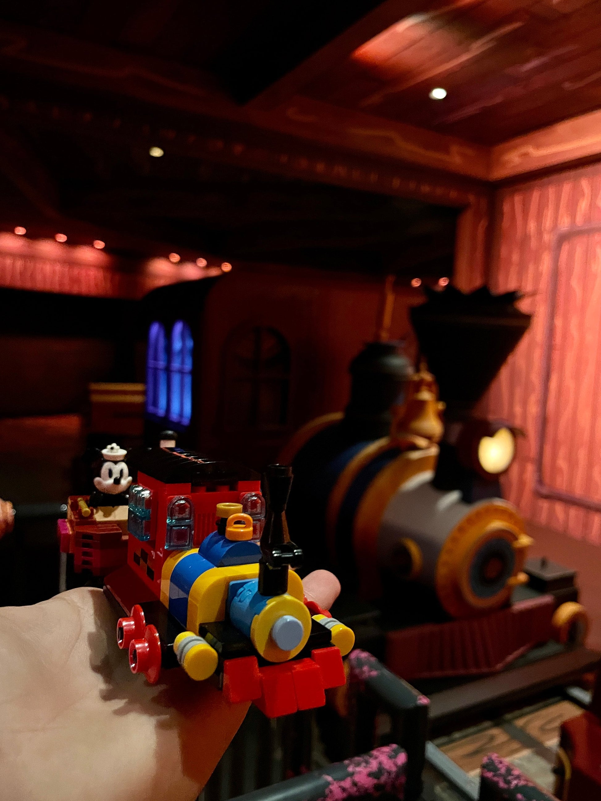 Runnamuck Railroad Train | Mickey & Minnie's Runaway Railway Building Block LEGO Disneyland Model Kit