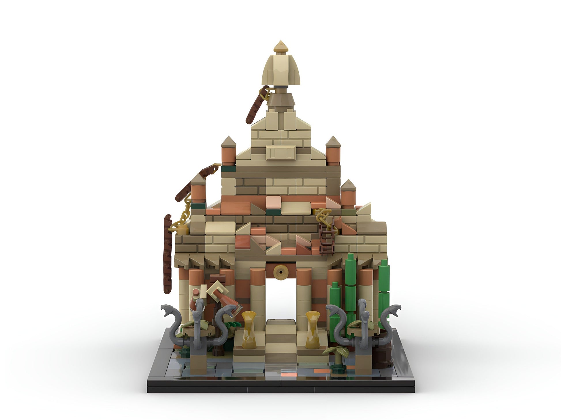 Temple of the Forbidden Eye | Indiana Jones Adventure Disneyland Building Block LEGO Model Kit