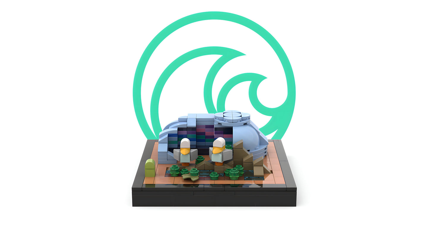 The Seas | Modular EPCOT Pavilion Building Block LEGO Model Kit