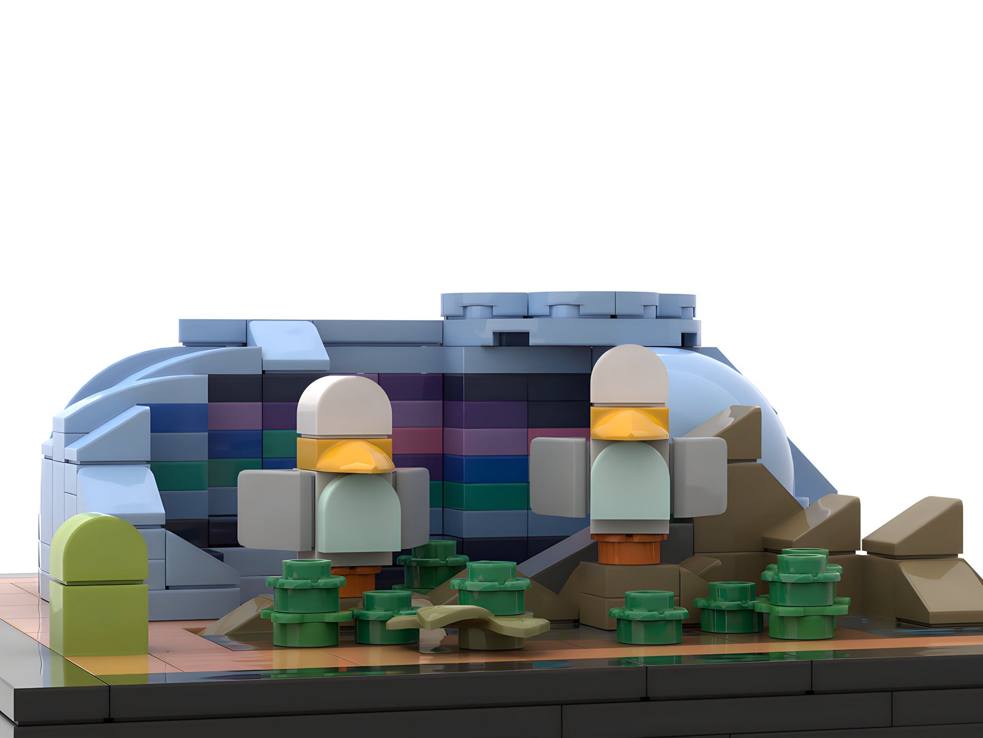 The Seas | Modular EPCOT Pavilion Building Block LEGO Model Kit