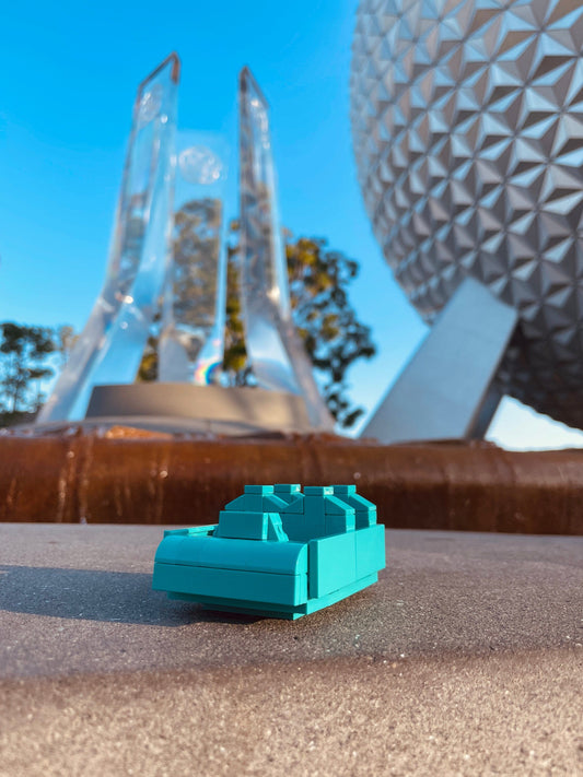 Spaceship Earth Ride Vehicle | EPCOT Building Block MOC Model