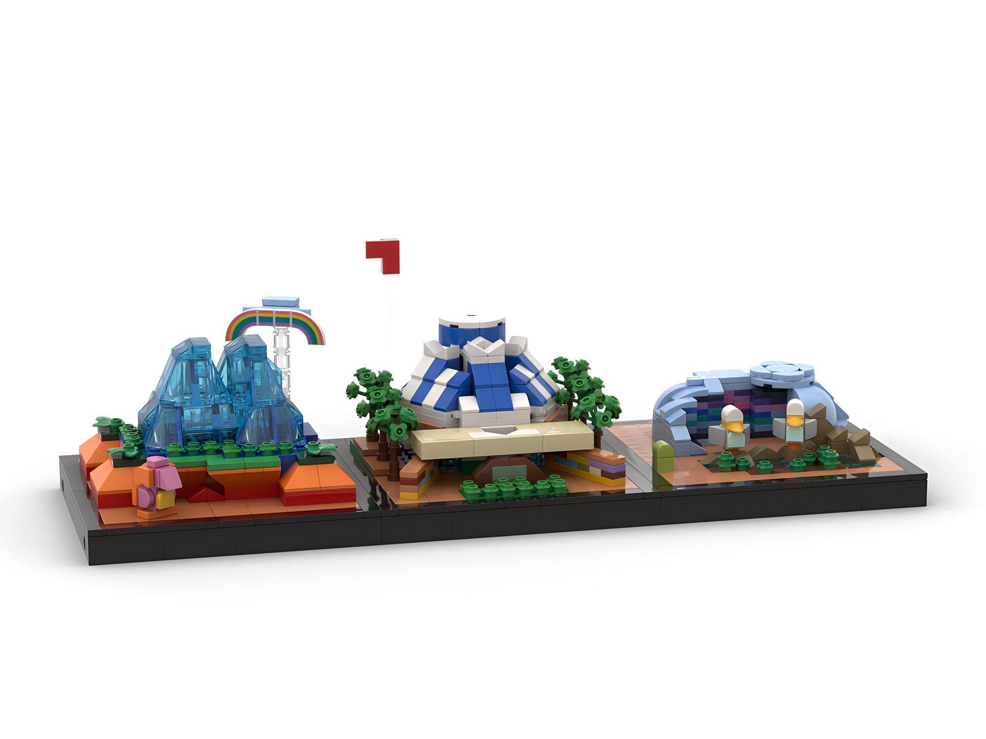 The Seas | Modular EPCOT Pavilion Building Block LEGO Model Kit
