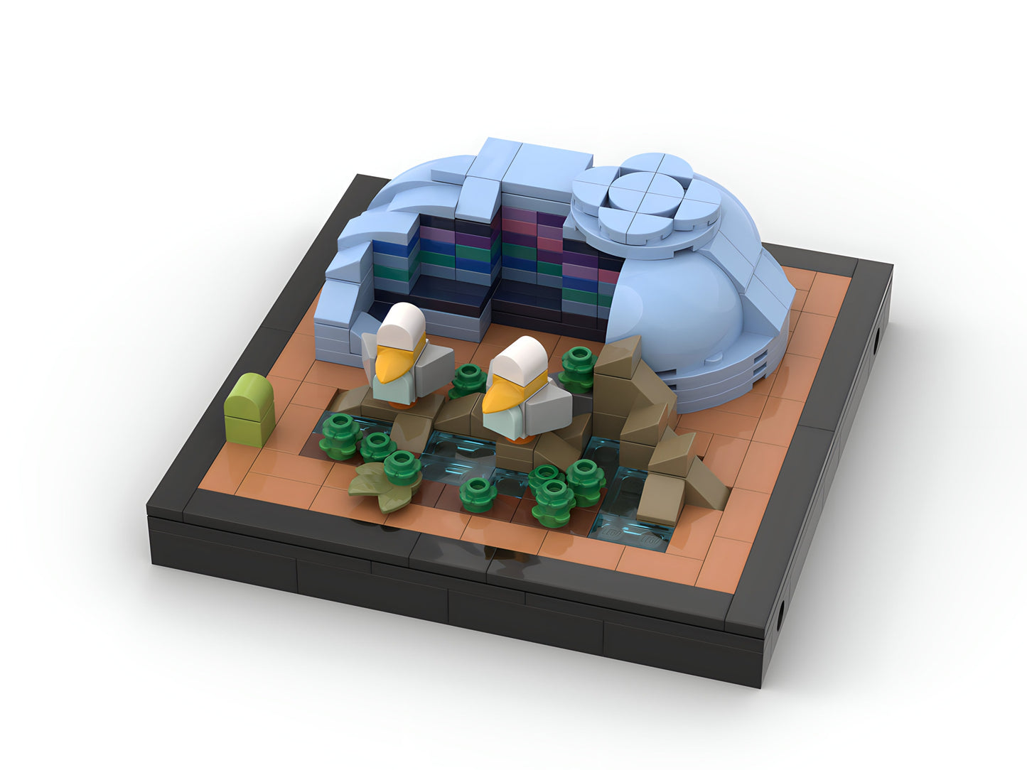 The Seas | Modular EPCOT Pavilion Building Block LEGO Model Kit