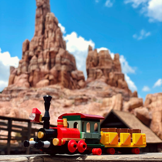 Big Thunder Mountain Railroad Train | Disneyland Building Block LEGO Model Kit
