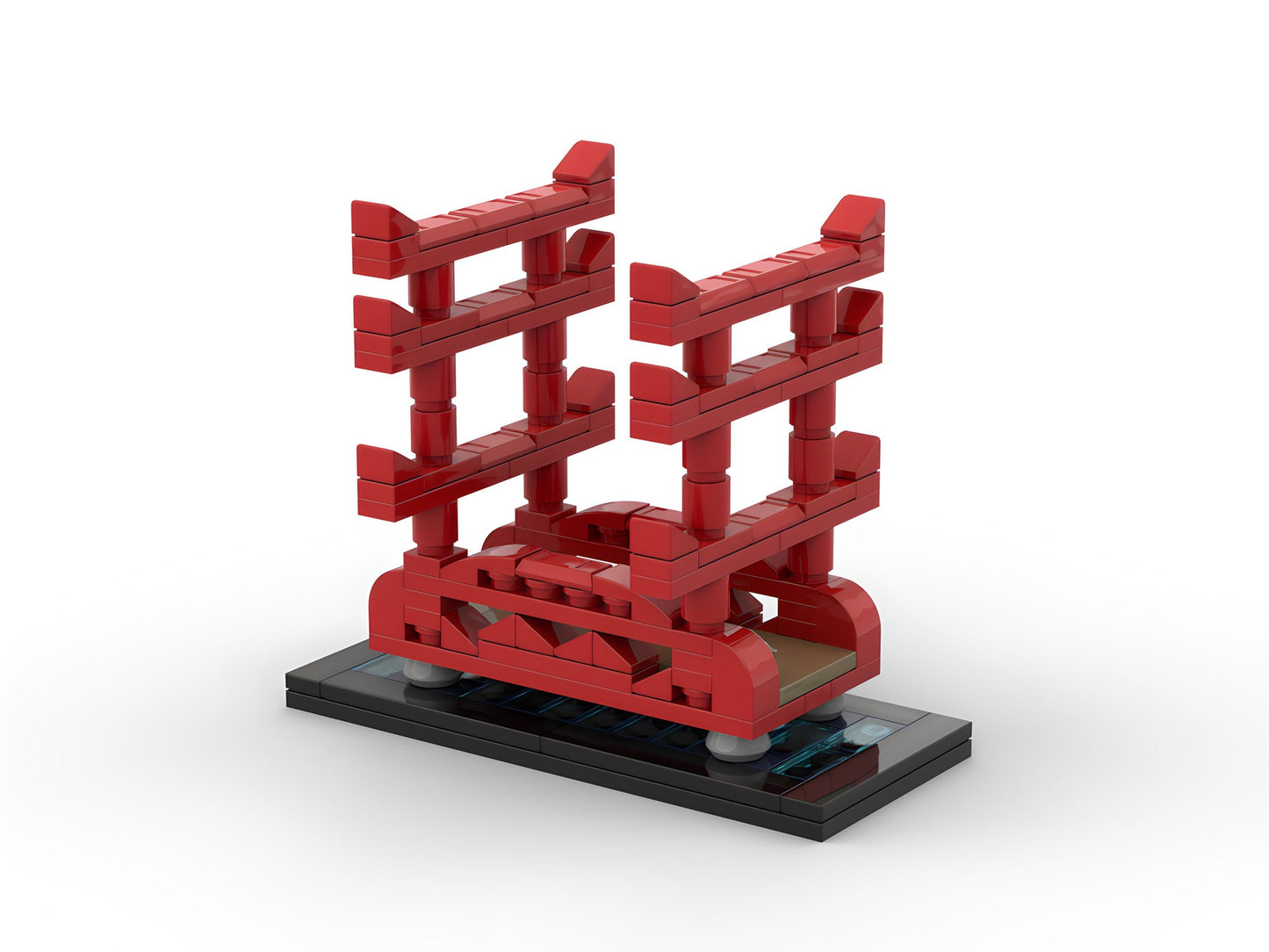 San Fransokyo Gate Bridge | Disneyland Big Hero 6 Building Block LEGO Model Kit