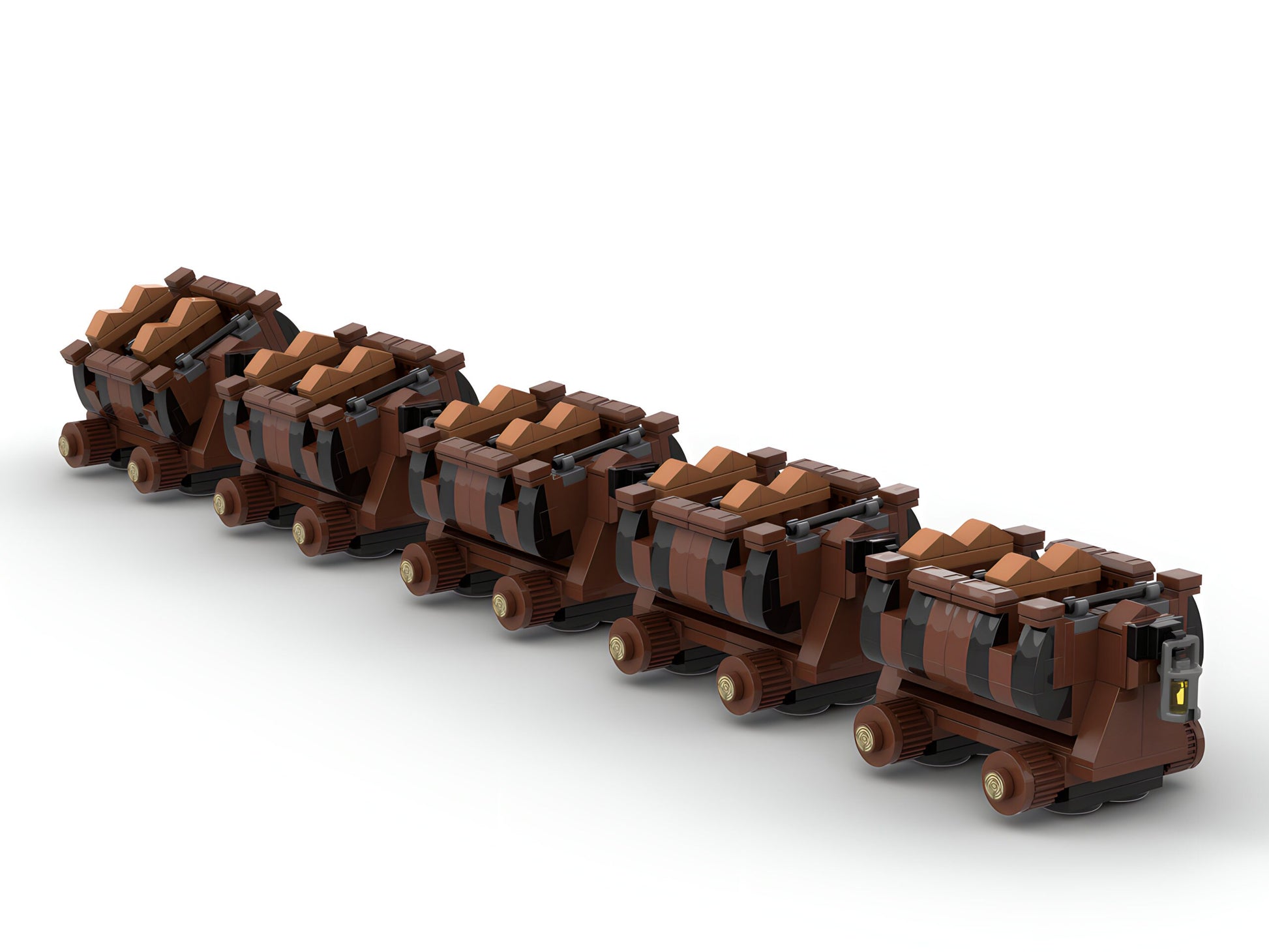 Seven Dwarfs Mine Train Cart | Walt Disney World Building Block LEGO Model Kit