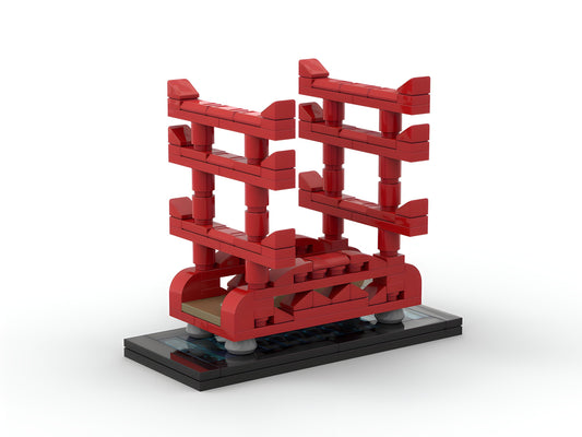 San Fransokyo Gate Bridge | Disneyland Big Hero 6 Building Block LEGO Model Kit