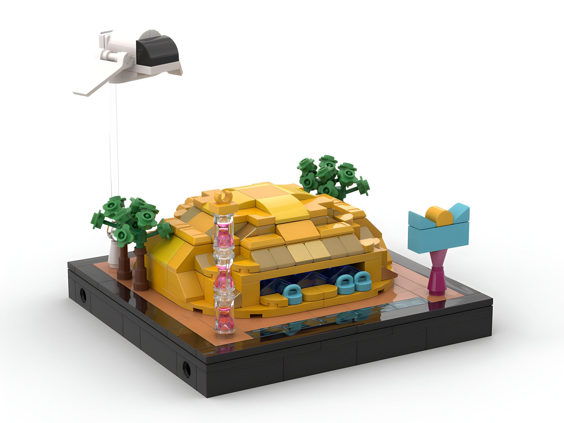 Wonders of Life | Modular EPCOT Center Pavilion Building Block MOC Model