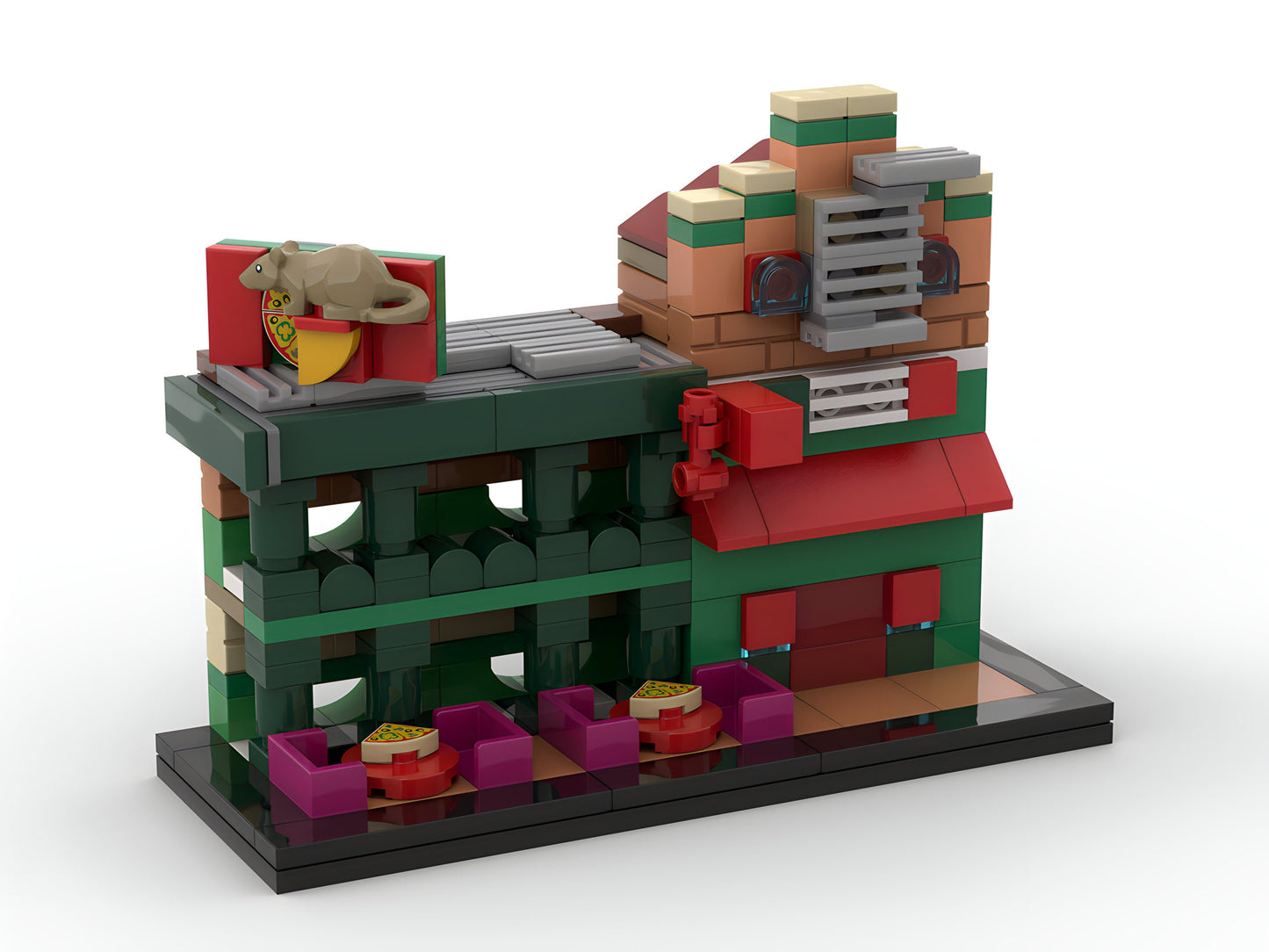 PizzeRizzo | Disney's Hollywood Studios Building Block The Muppets MOC Model