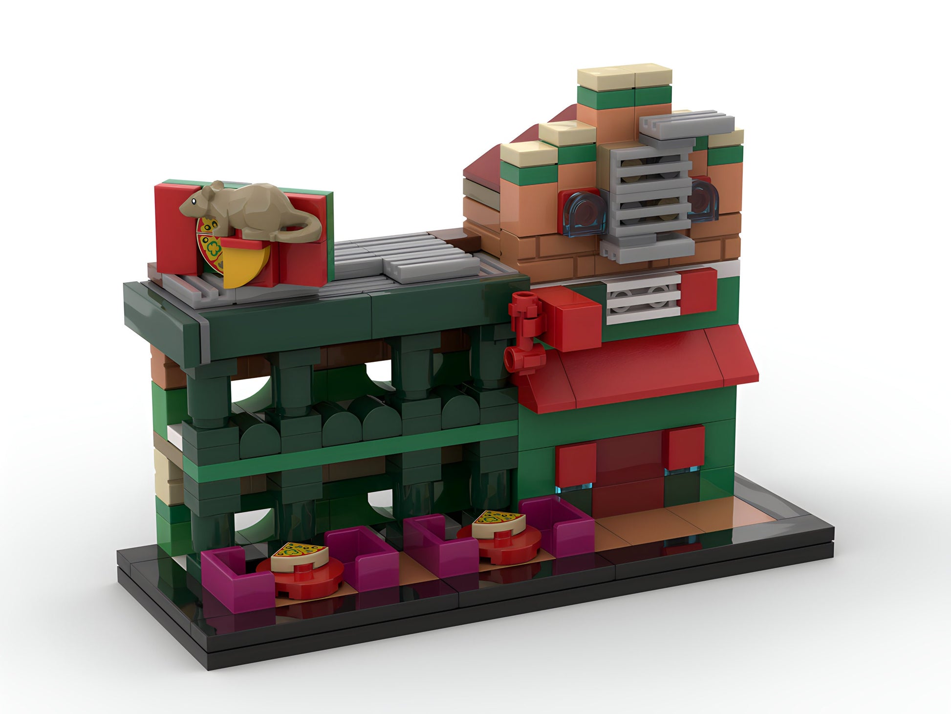 PizzeRizzo | Disney's Hollywood Studios Building Block The Muppets MOC Model