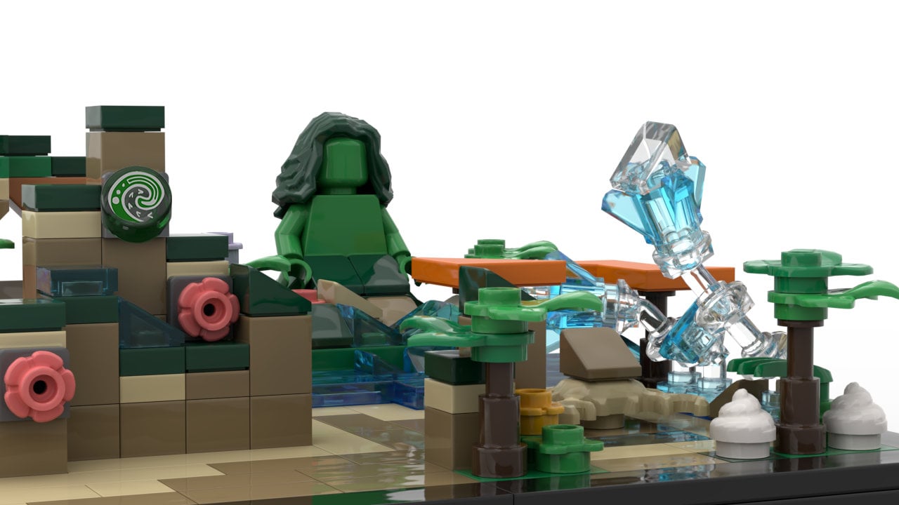 Journey of Water | Modular EPCOT Pavilion Building Block LEGO Model Kit