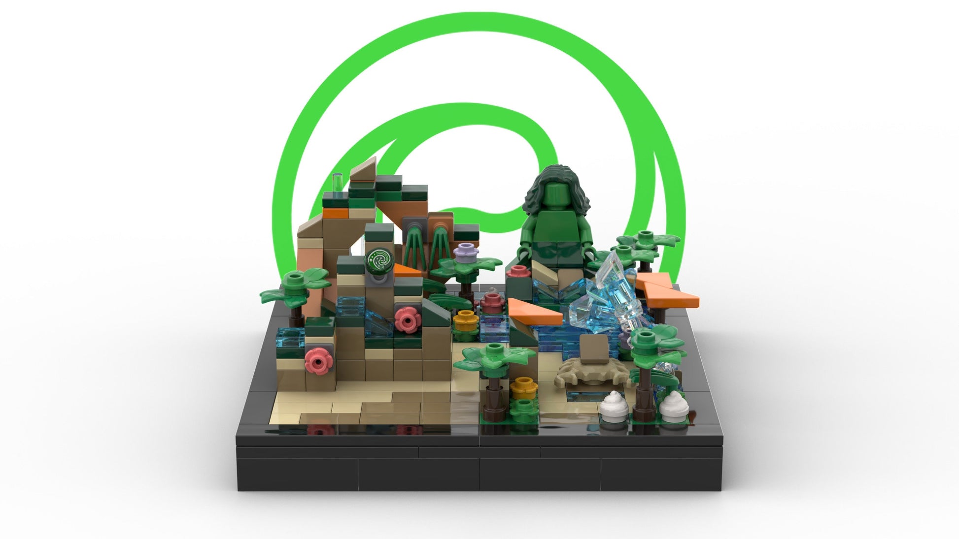 Journey of Water | Modular EPCOT Pavilion Building Block LEGO Model Kit