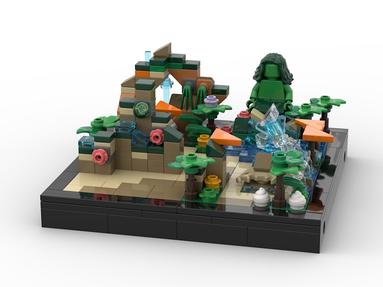 Journey of Water | Modular EPCOT Pavilion Building Block LEGO Model Kit