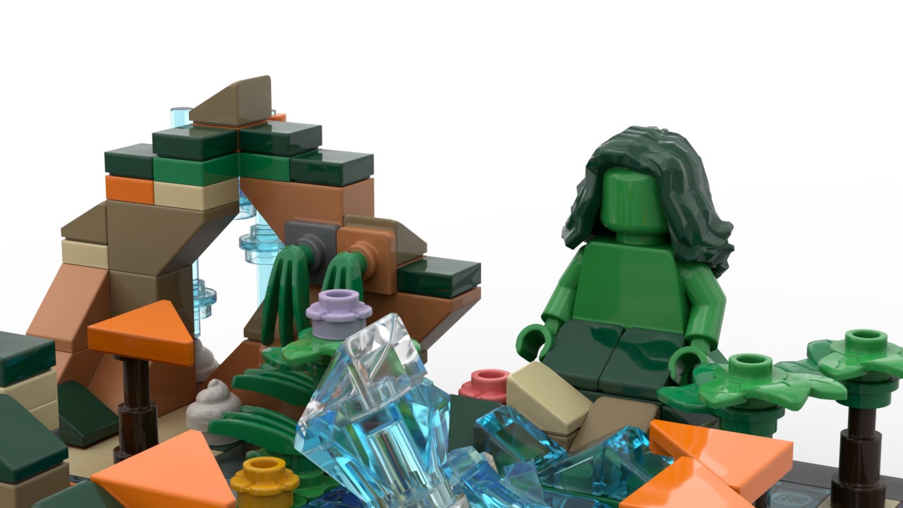 Journey of Water | Modular EPCOT Pavilion Building Block LEGO Model Kit