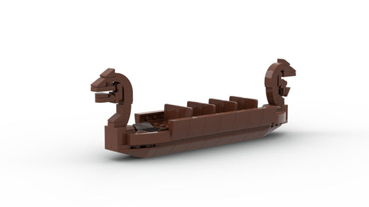 Maelstrom / Frozen Ever After Viking Longship | EPCOT Building Block LEGO Model Kit