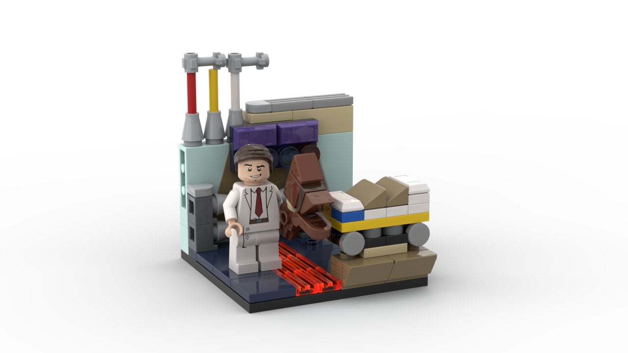 Dr. Seeker | Dinosaur Vignette Animal Kingdom Building Block LEGO Model Kit