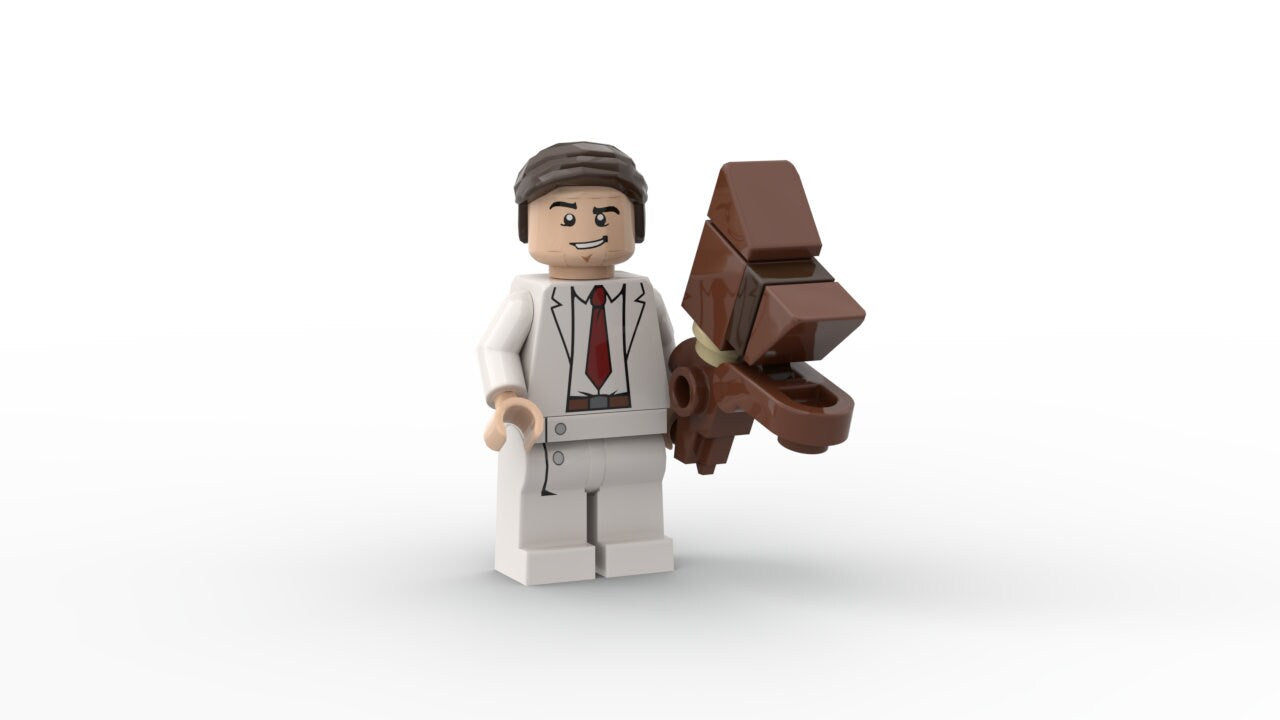 Dr. Seeker | Dinosaur Vignette Animal Kingdom Building Block LEGO Model Kit